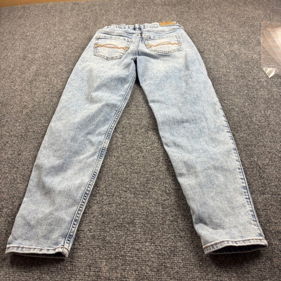ABERCROMBIE KIDS Denim High Rise Mini Mom Jean Distressed size: 11/12 - Picture 2 of 7